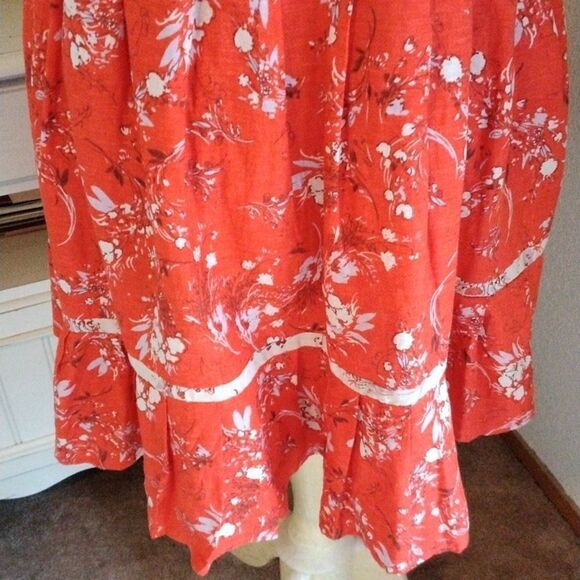 Urban Outfitters One Shoulder Linen Shift Dress - Picture 8 of 13